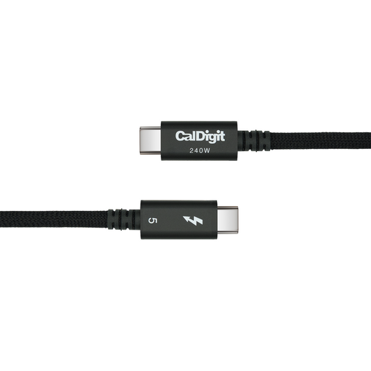 An image of two Thunderbolt 5 Pro Cables on a white background.
