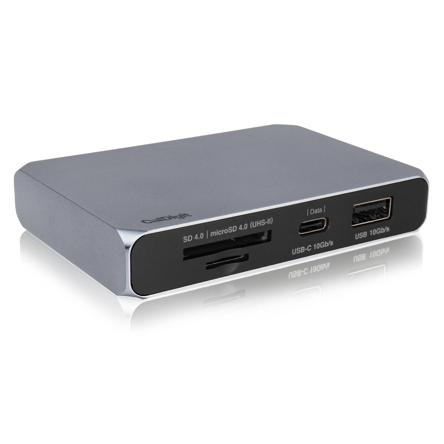 Front side view of the USB-C SOHO Dock on white background.