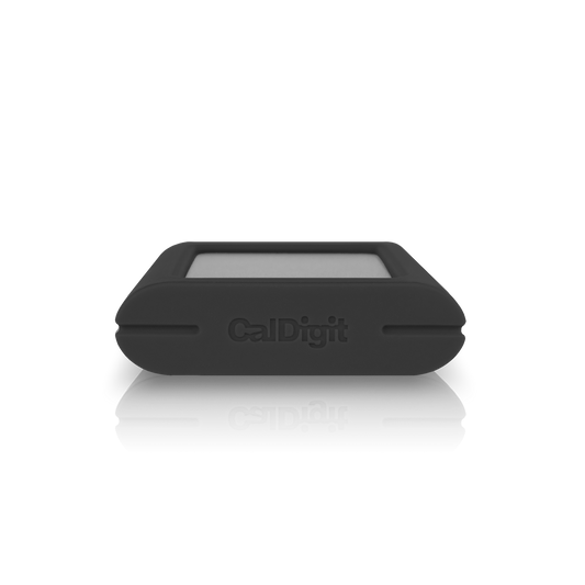 Front side view of a black Tuff nano Plus on a white background.