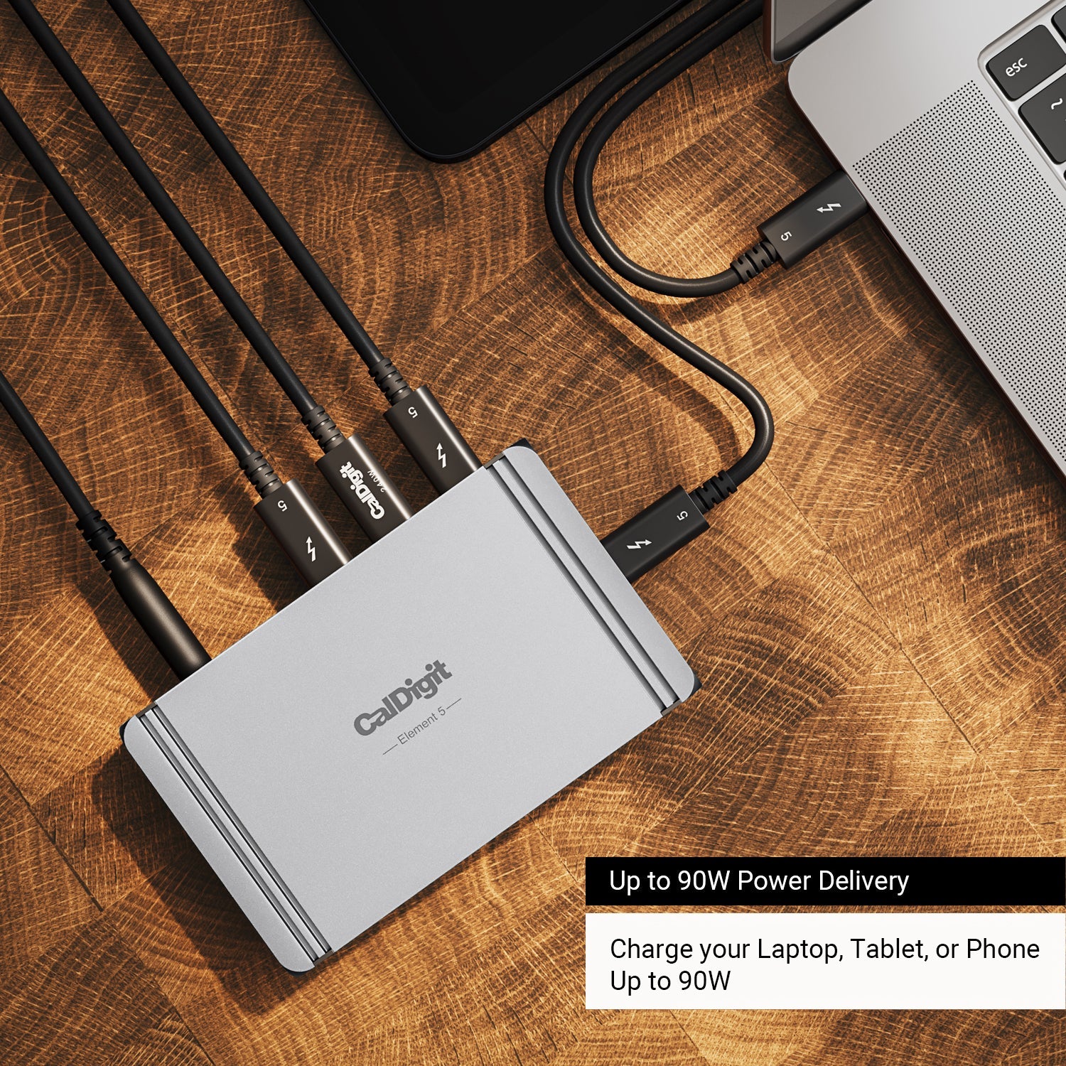 E5 - Thunderbolt 5 Element 5 Hub – CalDigit UK Shop
