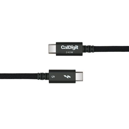 An image of two Thunderbolt 5 Pro Cables on a white background.