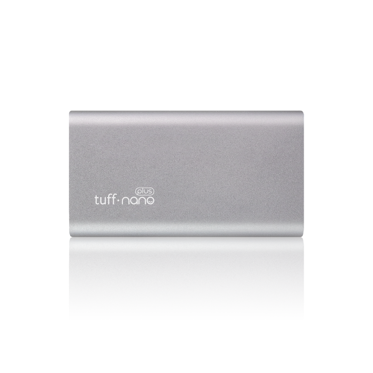 Top view of a Tuff nano Plus without the protective jacket on a white background.