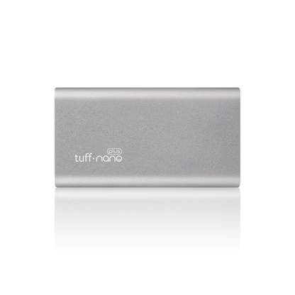 Top view of a Tuff nano Plus without the protective jacket on a white background.